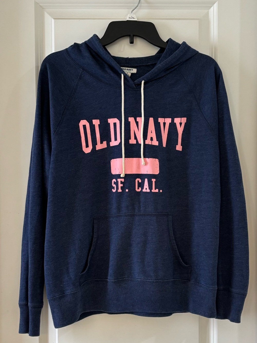 Old Navy SF Cal Graphic Pullover Hoodie Navy Blue Size XL